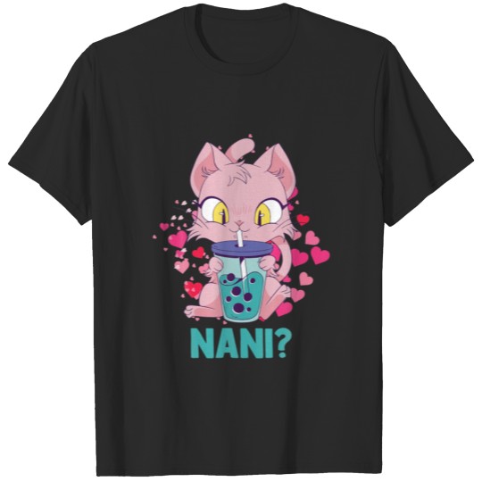 Discover Nani? - Anime Animals - Milk Tea Japanese Aestheti T-shirt
