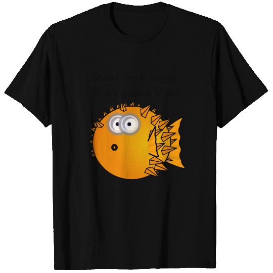 Funny Blow Fish Maternity T-shirt