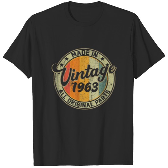 Made In 1963 59Th Birthday 59 Years Old Gifts T-shirt