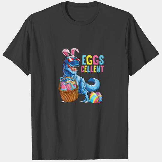 Easter Dinosaur Bunny T Rex Boys Girls Funny Eggs T-shirt