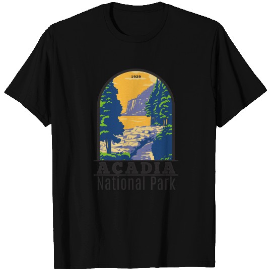 Acadia National Park Bar Harbor Ocean Path T-shirt