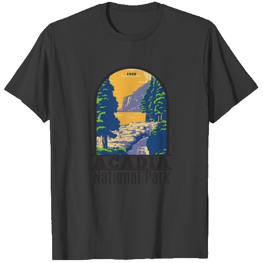 Acadia National Park Bar Harbor Ocean Path T-shirt