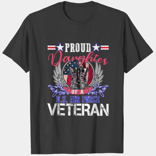 Vintage Proud Daughter Of A U.S. Air Force Veteran T-shirt