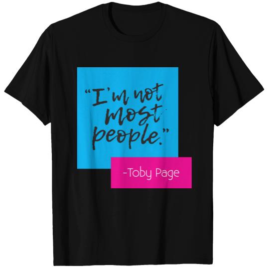 "I'm not most people." Womens 3/4 Sleeve T-shirt
