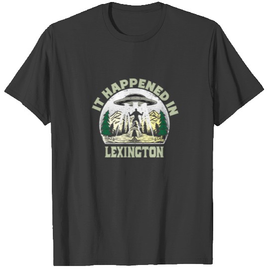 Alien UFO In lexington City Sleeveless T-shirt