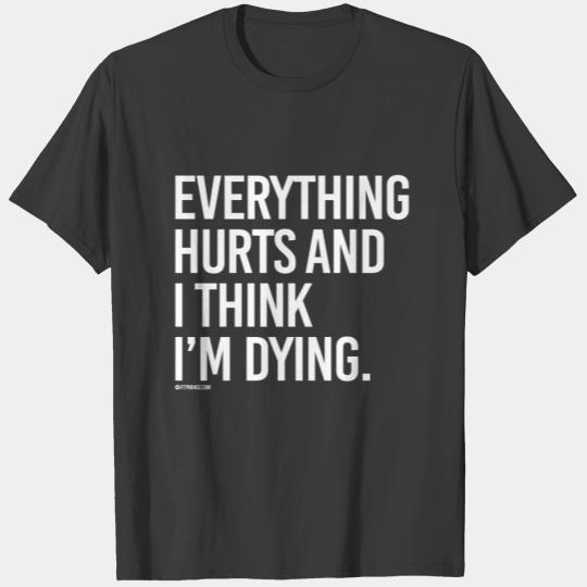 Everything hurts and I think I'm dying -   - Gym H Sleeveless T-shirt