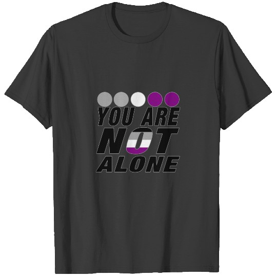 You are not alone - Asexual Pride Sleeveless T-shirt