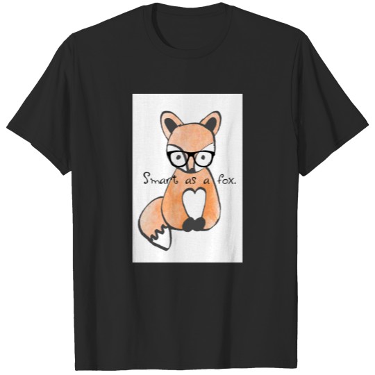 Discover Cute Smart Fox T-shirt