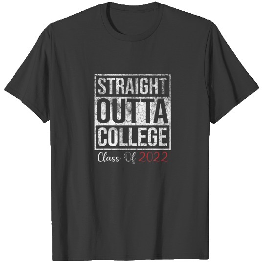 Vintage Straight Outta College School Class Of 202 T-shirt