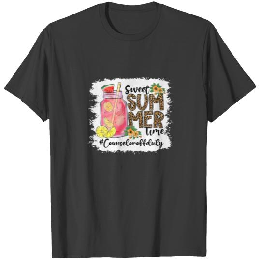 Sweet Summer Time Last Day Of School Counselor Off T-shirt