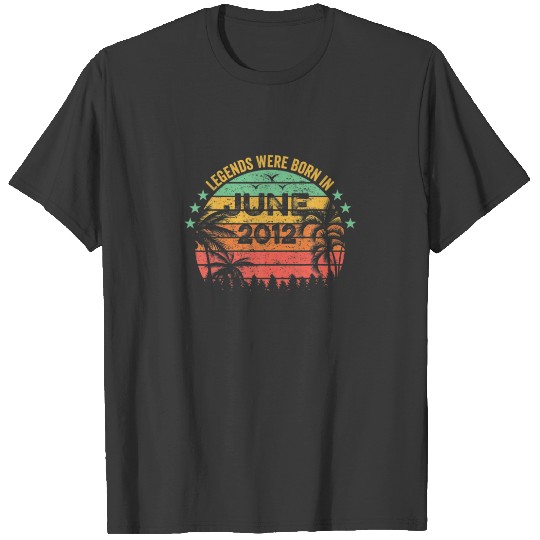 Discover 10 Year Old Awesome Since June 2012 10Th Birthday T-shirt