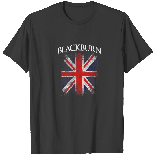 Discover Blackburn Vintage Retro British Flag Funny T-shirt
