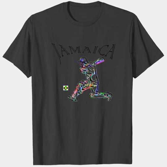 Jamaica flag world test series cricket t T-shirt
