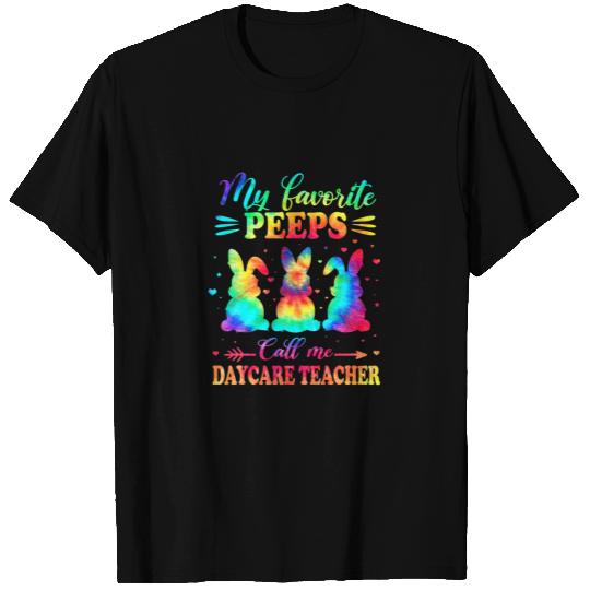 Favorite Bunnies Call Me Daycare Teacher Easter Ti T-shirt