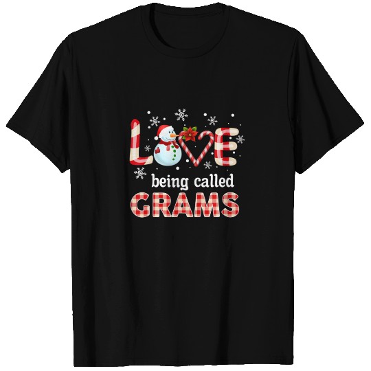 Love Being Called Grams Snowman Christmas Pajama T-shirt