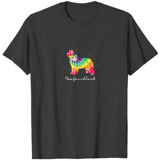 Colorful Newfoundland Dog Mom Gifts Newfoundland T-shirt