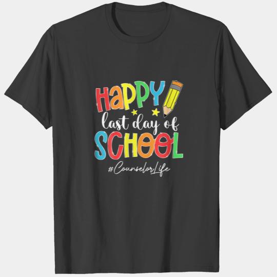Discover Last Day Of School Counselor Life End Of Year Summ T-shirt