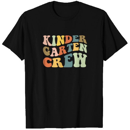 Back to School Teacher Student Kindergarten Crew T-shirt