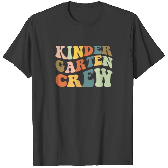 Back to School Teacher Student Kindergarten Crew T-shirt