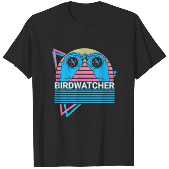 Birdwatcher Birdwatching Retro T-shirt