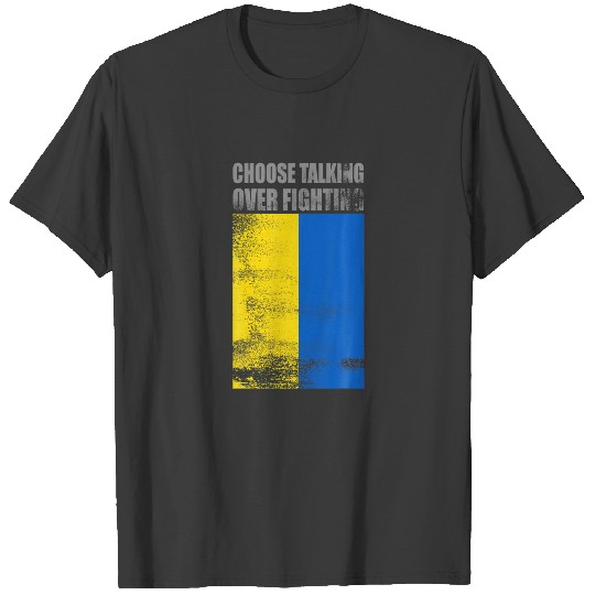 Ukraine Flag Peace Stand With Unkrainian Love Coat T-shirt