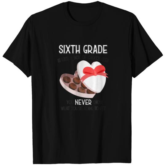 6Th Grade School Teacher Valentine's Day T-shirt
