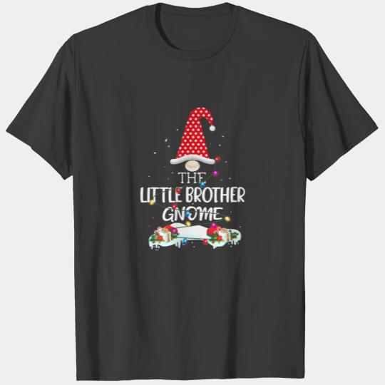 The Little Brother Bro Gnome Christmas Family Matc T-shirt