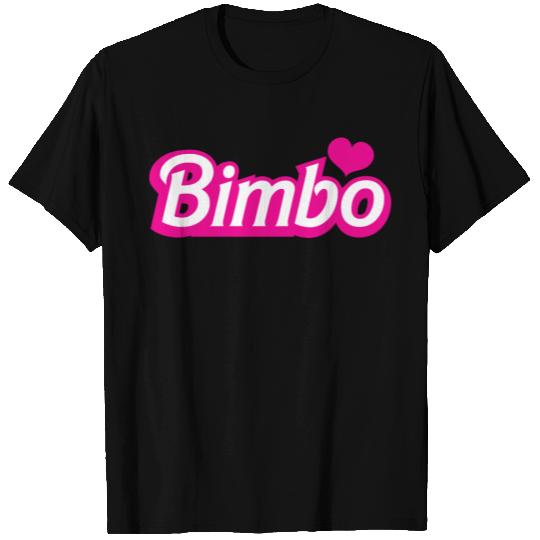 Bimbo pretty little dolly font T-shirt