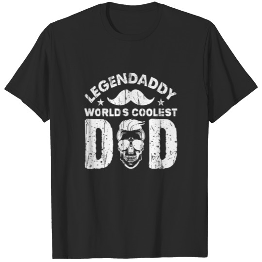 Discover Mens Retro Legendaddy - Worlds Coolest Dad For Leg T-shirt