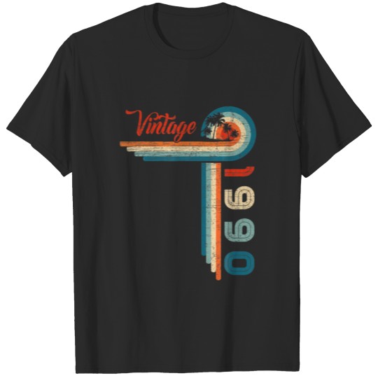 Discover 32 Year Old Retro 32 Birthday Gifts Vintage 1990 T-shirt