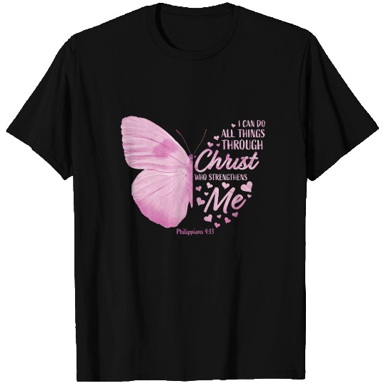 Butterfly Lover |I Can Do All Thing Through Christ Plus Size T-shirt