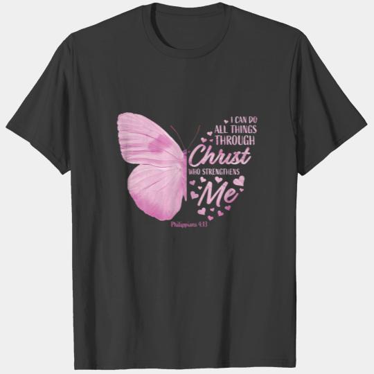 Butterfly Lover |I Can Do All Thing Through Christ Plus Size T-shirt