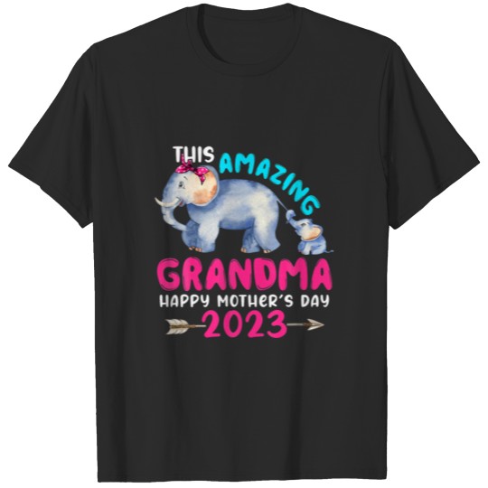 Discover This Amazing Grandma Mother's Day 2023 Elephant Mo T-shirt