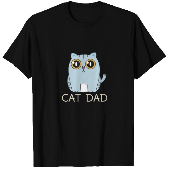 Cat Dad, Kawaii Cat Owner Gift T-shirt