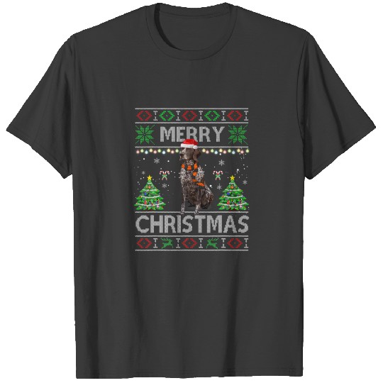 Merry Christmas German Shorthaired Pointer Ugly Sw T-shirt