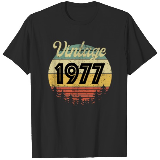 Discover Vintage 1977 Gift T-shirt