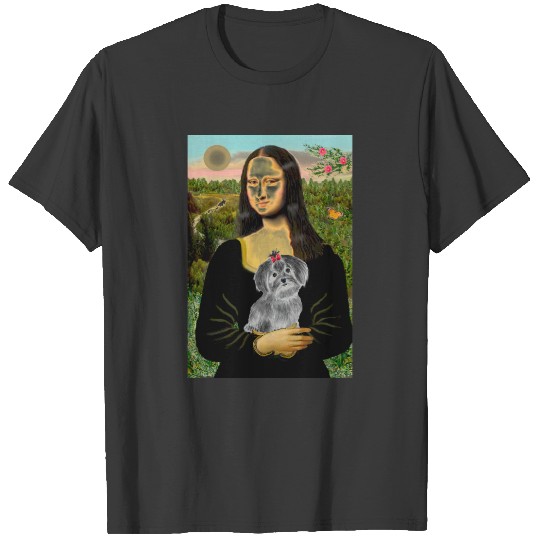 Maltese 8 pup - Mona Lisa T-shirt