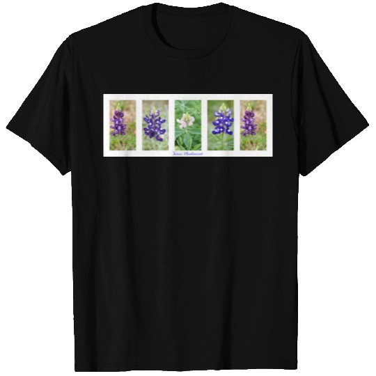 Texas Bluebonnet Collage t T-shirt