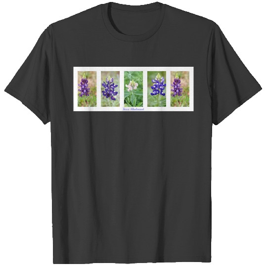 Texas Bluebonnet Collage t T-shirt