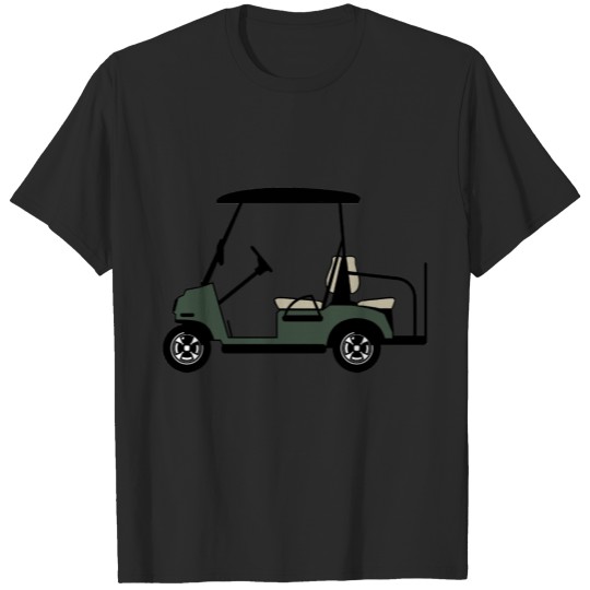 Discover Green Golf Cart Polo T-shirt