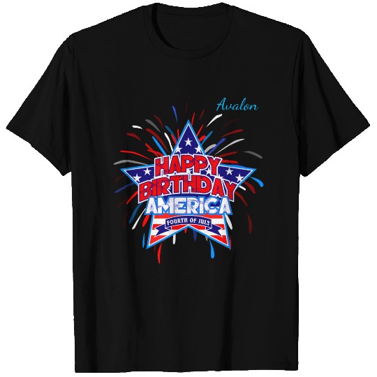 Happy Birthday America Plus Size T-shirt