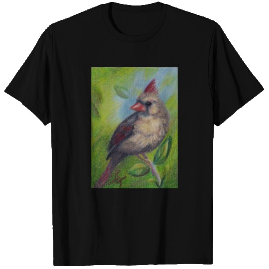 Little Miss Cardinal aceo T-shirt