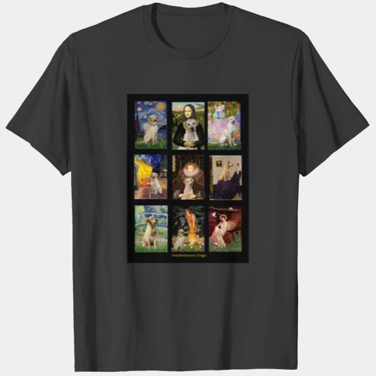 Famous Art Yellow Lab Composite T-shirt