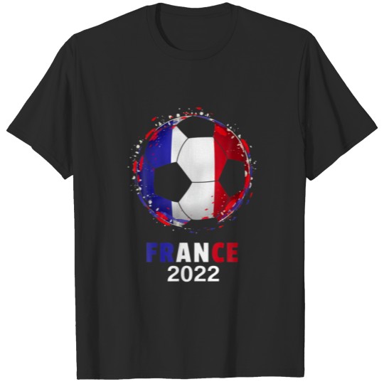France Flag 2022 Supporter French Soccer Team Fren T-shirt