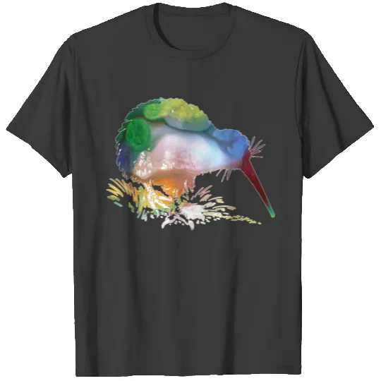 Abstract Kiwi silhouette T-shirt