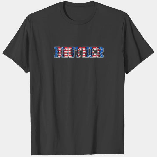 Baseball Brother S For Men 4Th Of July Decorations T-shirt