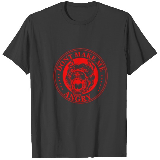 dont make me angry polo T-shirt