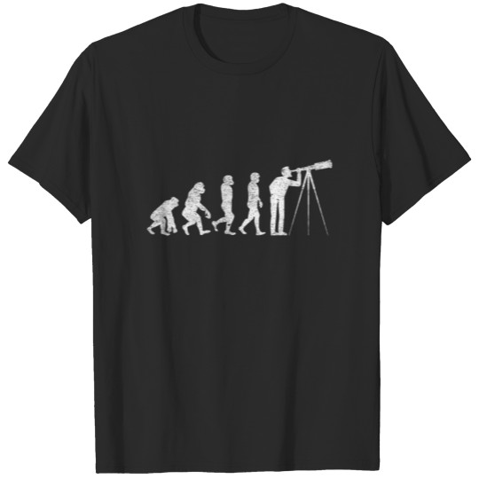 Discover Evolution Astronomer Telescope Gift Astronomy T-shirt