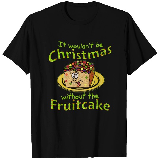 Funny Christmas Cartoon Fruitcake Humor v2 T-shirt