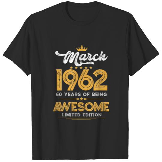 60 Years Old 60Th Birthday Decoration Vintage Marc T-shirt